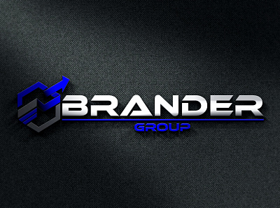 BRANDER GROUP LOGO 3d branding design graphic design icon logo vector