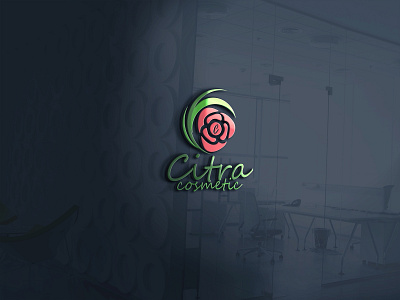 citra cosmetic logo app branding cosmetic cosmetic logo design graphic design icon illustration logo