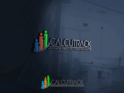 CALCUTRACK LOGO branding design financial logo financial services company logo graphic design logo logo financial