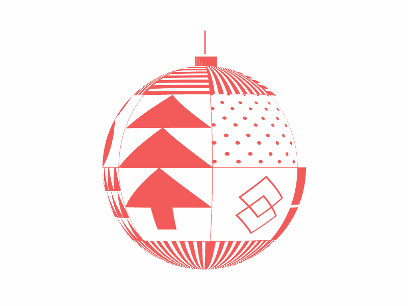 Christmas bauble after effects christmas geometric xmas