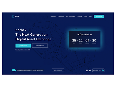 Korbex bitcoin blockchain ethereum ico korbex landing