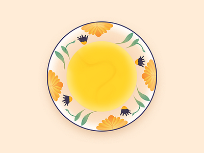 A bowl of soup bowl illustration soup