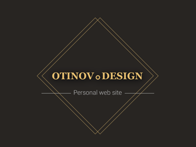 Otinov.Design - web site