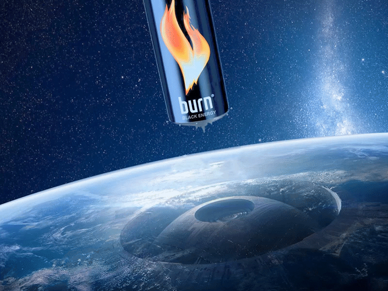 Burn | StarWars | Death Star | FF burn death star effect energy motion graphics soda special effects starwars