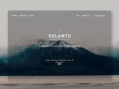 Solantu website ui webdesign