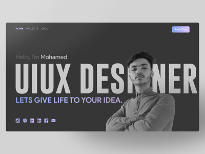 UI UX Designer Portfolio website
