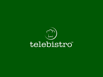 Telebistro logo branding design illustration logo typography vector