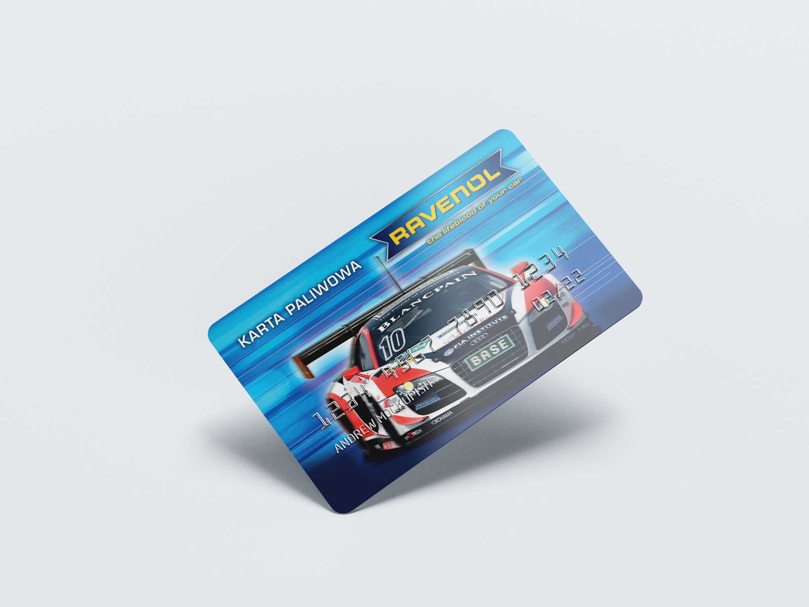 Fuel card by Rafał Kubiak on Dribbble