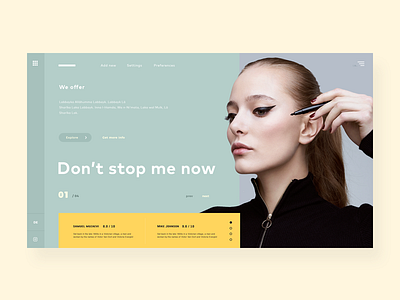 D 31 clean design flat grid jewellery landing page layout shop ui ux web design website