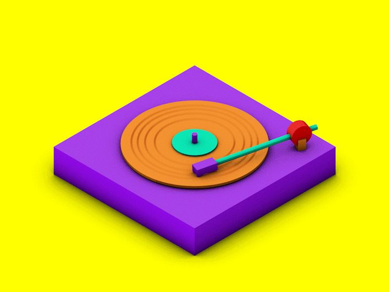 Audio 3d animation c4d ipod