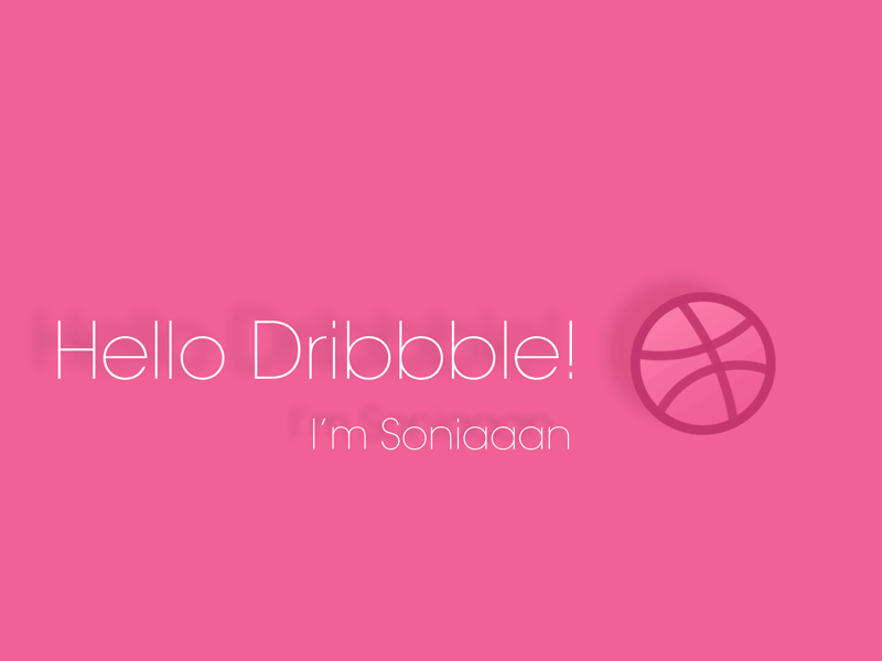 Hello Dribbble!!!