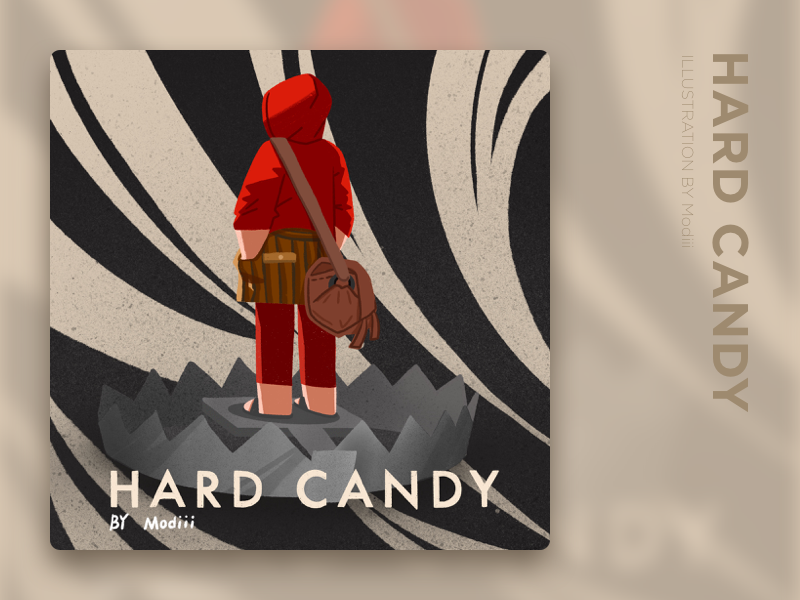 MOVIE_Hard Candy movie poster movie red 平面 布局 ui 设计 插图