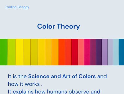 Color Theory branding codinglife design graphic design illustration logo ui uiuxdesign vector webdesign