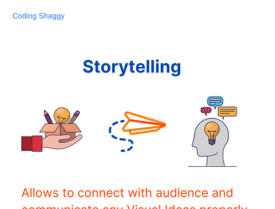 Visual Storytelling branding codinglife design graphic design illustration ui uiuxdesign webdesign