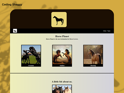 Horse Planet branding codinglife design graphic design ui uiuxdesign web development webdesign