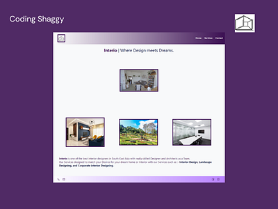 An Interior Design Firm Website branding codinglife design graphic design ui uiuxdesign userinterface web webdesign