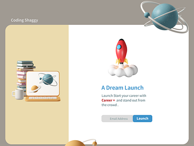 Career+ Landing Page branding codinglife design graphic design illustration logo product design ui uiuxdesign vector web development webdesign