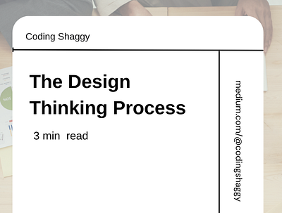 The Design Thinking Process. branding codinglife design design thinking graphic design ui uiuxdesign webdesign