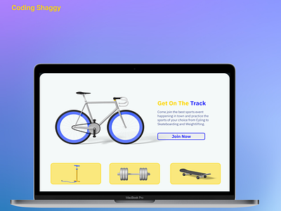 The Cycling Champion Webpage branding codinglife design graphic design illustration product design software design ui ui design uiuxdesign ux design vector web design web development webdesign