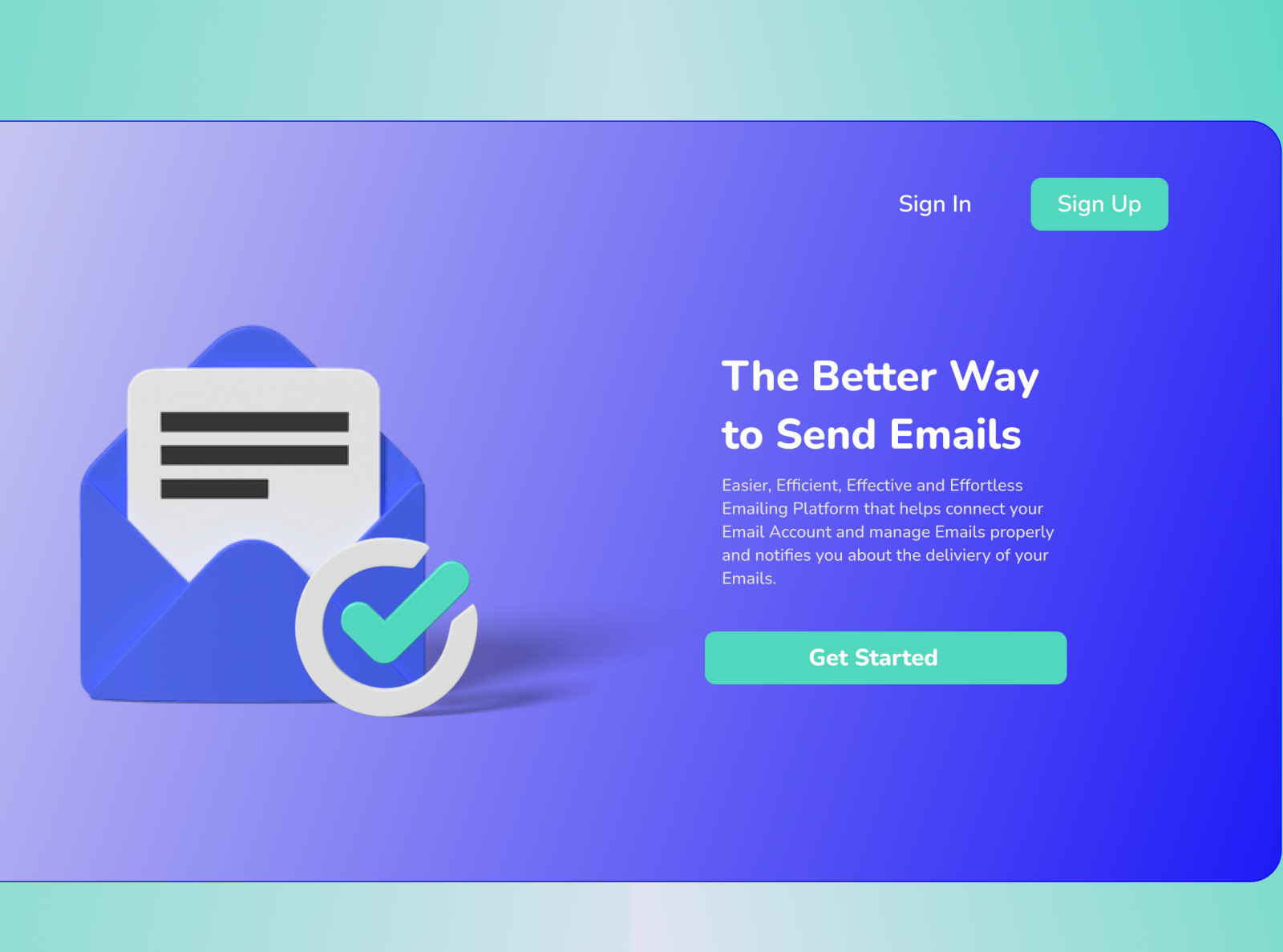 Email Marketing Website UI by CodingShaggy on Dribbble