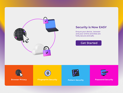 Cyber Security Webpage UI branding codinglife design graphic design ui uiuxdesign webdesign