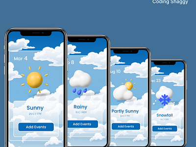 Weather Update App UI