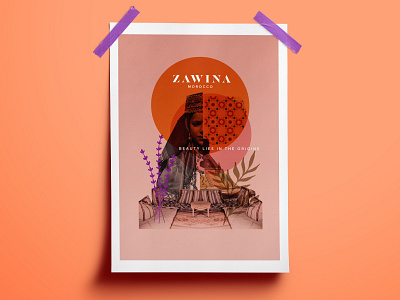 Zawina Morocco Poster creative design poster art poster design posterdesign srvnt srvntcn srvntcreativenetwork srvntmy