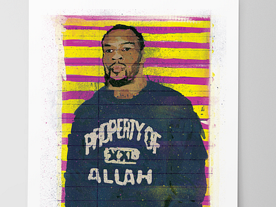 Mike Tyson Tribute Poster art creative islam islamicart miketyson propertyofallah srvnt srvntcn srvntcreativenetwork