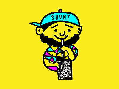 SRVNT - Character / Tee Tag art characterdesign creative logo srvnt srvntcreativenetwork srvntmy