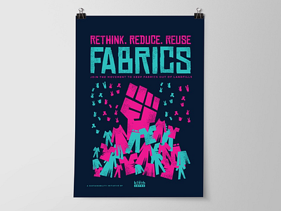 Kloth Cares - Fabric Recycling Poster