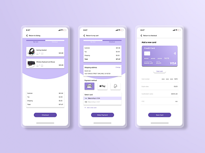 Daily UI #002 - Credit Card Checkout