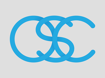 Omaha Sign Company initials logo monogram weave