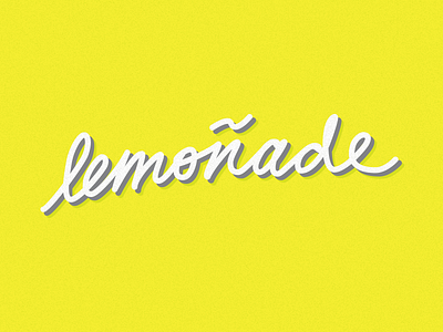 Mexican Lemonade lettering