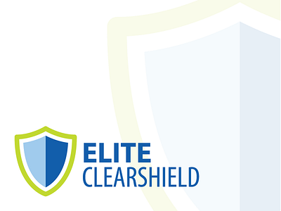 Elite Clearshield logo mark signature wordmark