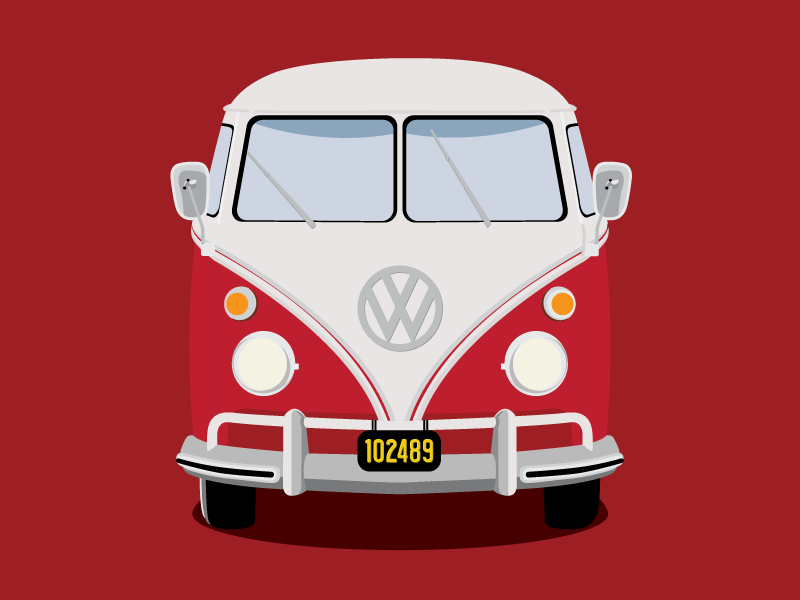 VW Bus by Amber Leick on Dribbble