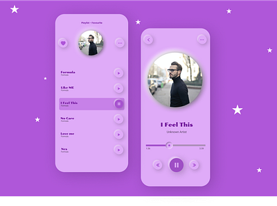 Songs - Playlist figma design mobile uiux neumorphic playlist songs song ui