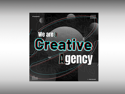 Typography / Creative Agency creative creative agency design figma social post typo typography ui ux