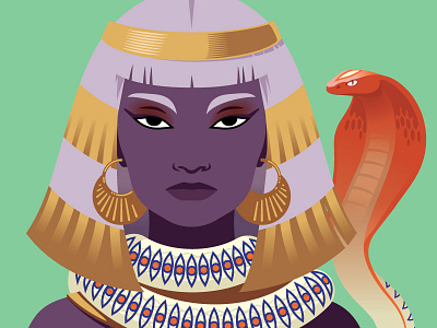 Snake IV cobra color egyptian greeb illustration pattern purple rbf red scales snake vector