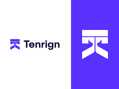 Tenrign Logo Design app app design app icon best brand mark branding creative design ecommerce icon logo logo creator logo designer logo icon logo maker logo mark logos logotype modern logo vector