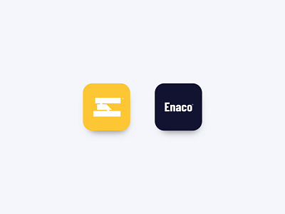Enaco app app icon best desinger branding champa creative design enaco icon logo logo design logo designer logo idea logo maker logo mark logos logotype modern logo vector