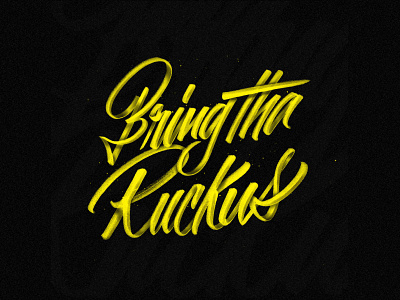 Wu Tang Wednesdays 👐🏾 brush pen handlettering lettering procreate script shadow texture type typography