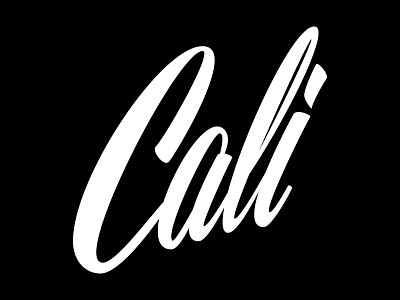 Cali cali handlettering illustrator lettering type typography vector