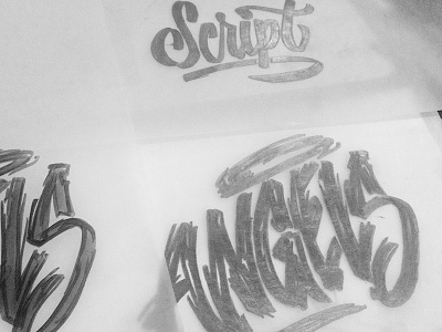 Sketches handlettering lettering process sketch type typography