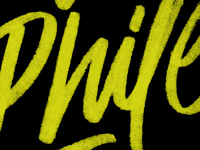 Phife (WIP) atcq brush pen handlettering lettering phife raster script tombow type typography