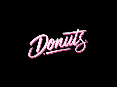 National Dilla Day brush pen crayola donuts handlettering j dilla lettering national donut day raster script type typography
