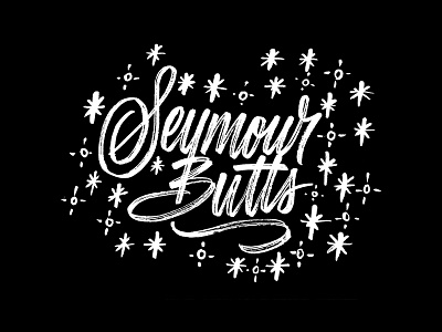 Childish butts childish handlettering handtype lettering seymour texture type typography