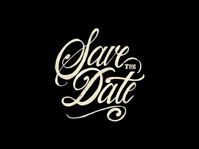 Save the date - Sketch handlettering lettering process save the date sketch type typography wedding wip