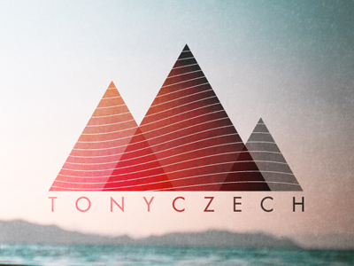 Tony Czech Photography Logo action sports logo mountains outdoor water