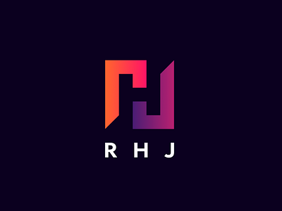 RHJ Logo Concept | Vedansh Tripathi branding concept design graphic design letter logo vector