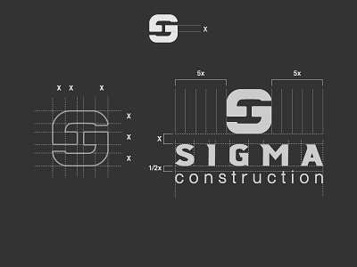 Sigma Construction - GRIDS albania brand construction graphicdesign grids identity kosovo logo logotype rebrand shabi symbol